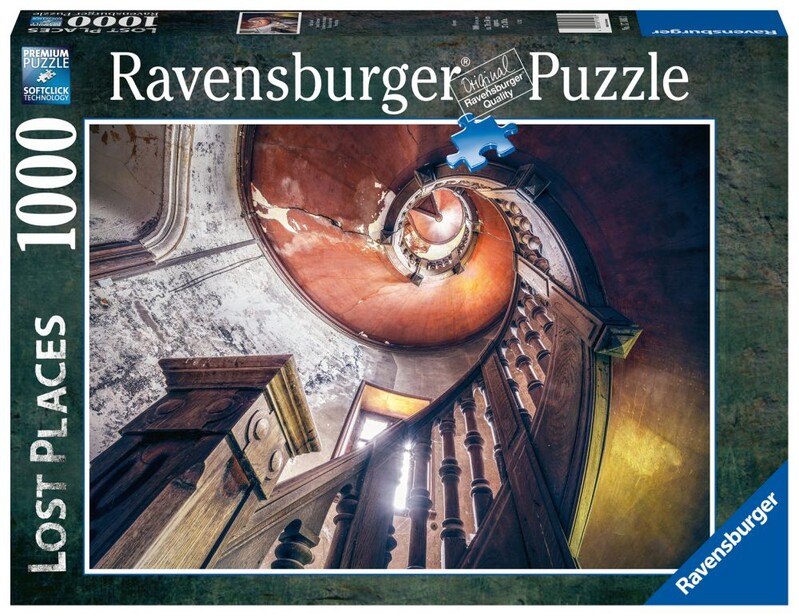 RAVENSBURGER - Stratené miesta: Točité schodisko 1000 dielikov