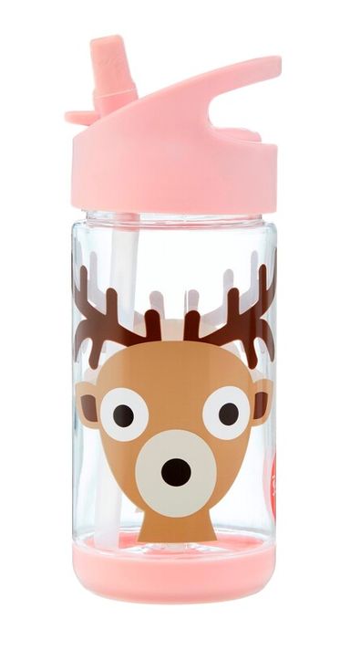 3 SPROUTS - Fľaša Deer Pink