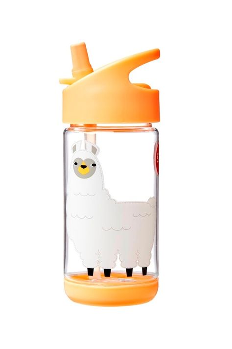 3 SPROUTS - Fľaša Llama Peach