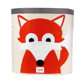 3 SPROUTS - Kôš na hračky Fox Orange