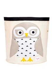 3 SPROUTS - Kôš na hračky Snowy Owl White