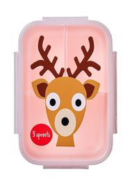 3 SPROUTS - Krabička na jedlo Bento Deer Pink