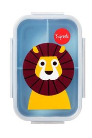 3 SPROUTS - Krabička na jedlo Bento Lion Blue