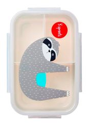 3 SPROUTS - Krabička na jedlo Bento Sloth Gray
