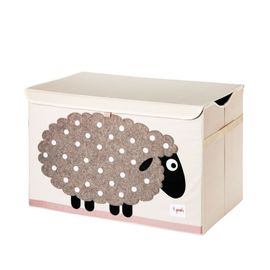 3 SPROUTS - Truhla na hračky Sheep Beige