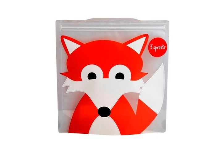 3 SPROUTS - Vrecko na občerstvenie 2ks Fox Gray