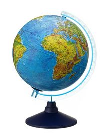 ALAYSKY'S - 25 cm RELIEF Cable - Free Globe Physical / Political with Led SK