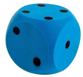 ANDRONI - Kocka mäkká - veľkosť 10 cm, modrá