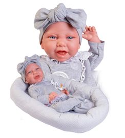ANTONIO JUAN - 33228 CARLA - realistická bábika bábätko s mäkkým látkovým telom - 42 cm