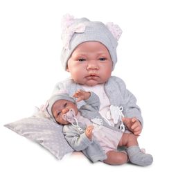 ANTONIO JUAN - 3386 NACIDA - realistická bábika - bábätko 40 cm