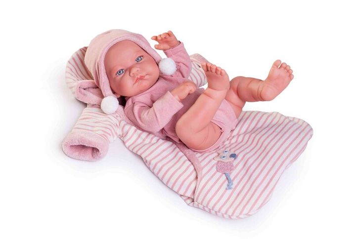 ANTONIO JUAN - 50279 NICA -realistická bábika bábätko s celovinylovým telom - 42 cm