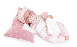 ANTONIO JUAN - 70252 CLARA - realistická bábika bábätko so zvukmi a mäkkým látkovým telom