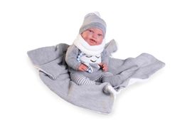 ANTONIO JUAN - 80114 SWEET REBORN PIPO - realistická bábika bábätko s mäkkým látkovým telom