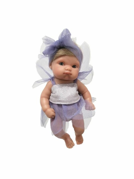 ANTONIO JUAN - 85210-1a Víla fialová s blond vláskami - realistická bábika bábätko s celovi