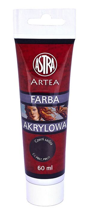 ASTRA - Akrylová farba 60ml čierna