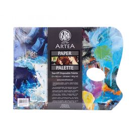 ASTRA - ARTEA Papierová paleta na miešanie farieb, 23x30,5cm, 36ks,  325122003