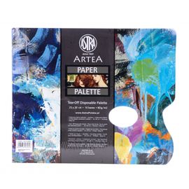 ASTRA - ARTEA Papierová paleta na miešanie farieb, 25x30cm, 10ks,  325122002