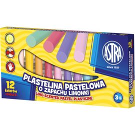 ASTRA - ASTRA pastelová plastelína s vôňou 12 farieb