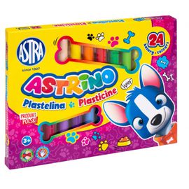 ASTRA - ASTRINO Školská plastelína 24 farieb, 303221004