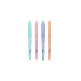 ASTRA - Gumovateľné pero OOPS! Pastel, 0,6mm, modré, dve gumy, stojan, mix farieb, 201022003