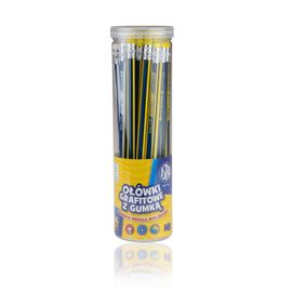 ASTRA - Obyčajná HB ceruzka s gumou, stojan, 206120008