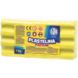 ASTRA - Plastelína 1kg Citrónová žltá, 303111004