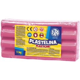 ASTRA - Plastelína 1kg Ružová svetlá, 303111007