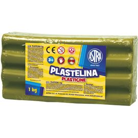ASTRA - Plastelína 1kg Zelená olivová, 303111018