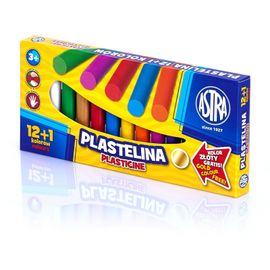 ASTRA - Plastelína základná 12 farieb + 1 grátis, 303115007