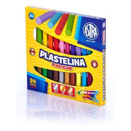 ASTRA - Plastelína základná 24 farieb, 303110001