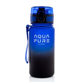 ASTRA - Zdravá fľaša AQUA PURE 400 ml - blue/black, 511023004