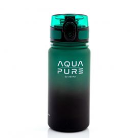 ASTRA - Zdravá fľaša AQUA PURE 400 ml - green/black, 511023006