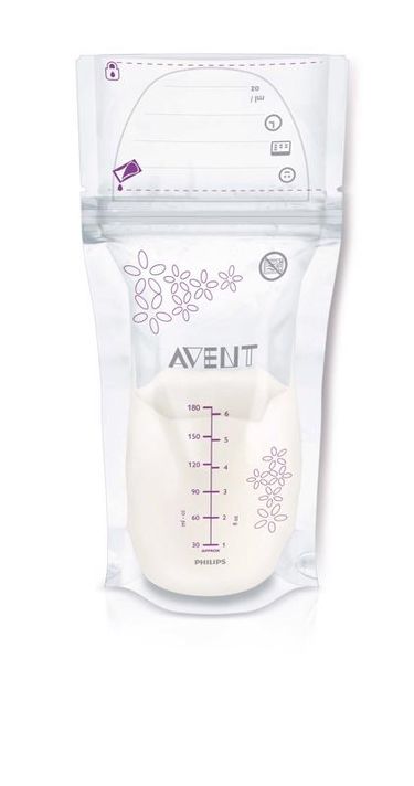AVENT - Avent sáčky na materské mlieko 180 ml, 25 ks