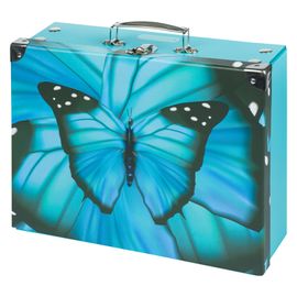 BAAGL - Skladací školský kufrík Butterfly s kovaním