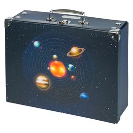 BAAGL - Skladací školský kufrík Planéty s kovaním