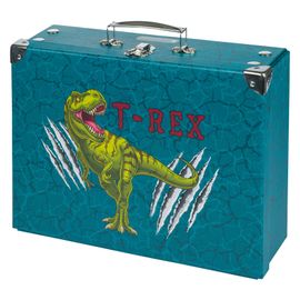 BAAGL - Skladací školský kufrík T-REX s kovaním