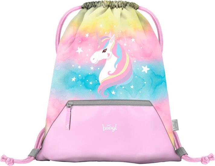 BAAGL - Školské vrecko Rainbow Unicorn