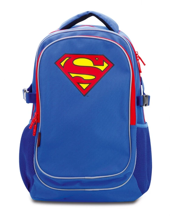 BAAGL - Školský batoh s pršiplášťom Superman – ORIGINAL