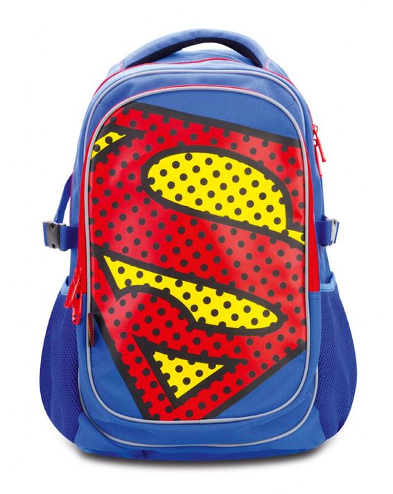 BAAGL - Školský batoh s pršiplášťom Superman – POP