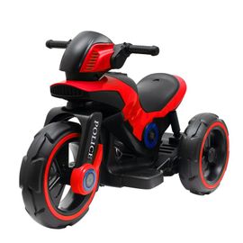 BABY MIX - Detská elektrická motorka POLICE červená