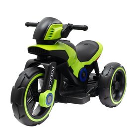 BABY MIX - Detská elektrická motorka POLICE zelená