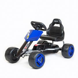 BABY MIX - Detská šliapacia motokára Go-kart Speedy modrá