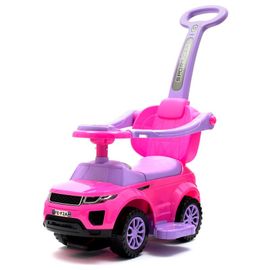 BABY MIX - Detské hrajúce vozítko 3v1 ružové