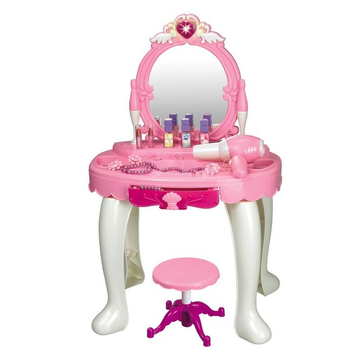 BABY MIX - Detský toaletný stolík so stoličkou Sandra