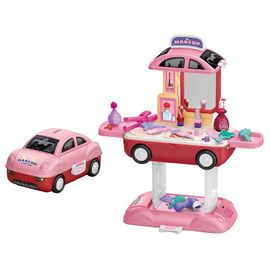 BABY MIX - Dievčenský kozmetický salón v aute 2 v 1