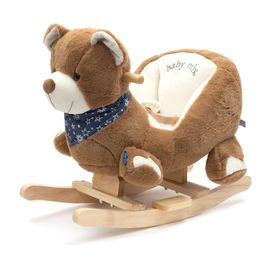 BABY MIX - Hojdacia hračka s melódiou medvedík hnedý