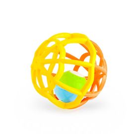 BABY MIX - Interaktívna svietiaca a hrajúca hrkálka Balónik žltá