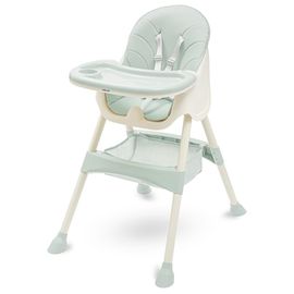 BABY MIX - Jedálenská stolička Nora dusty green