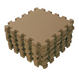 BABYDAN - Podložka hracia puzzle Brown 90x90 cm