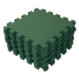 BABYDAN - Podložka hracia puzzle Dark Green 90x90 cm